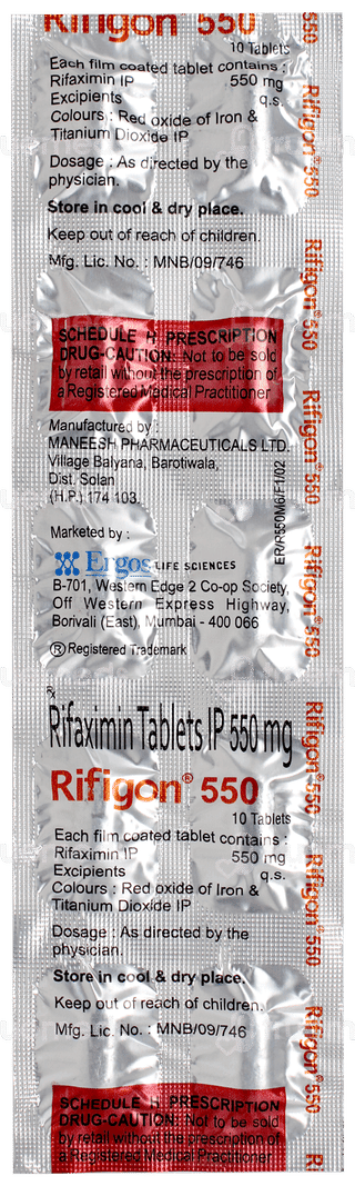 Rifigon 550 Tablet 10