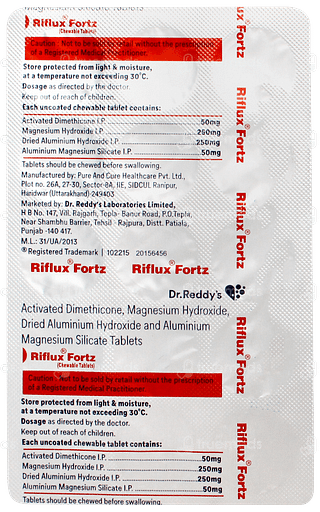 Riflux Fortz Chewable Tablet 15
