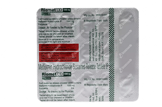 Riomet Od 1000 MG Tablet Sr 15