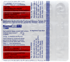 Riomet Od 500mg Tablet 15