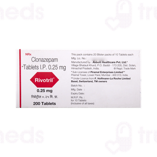 Rivotril 0.25mg Tablet 10