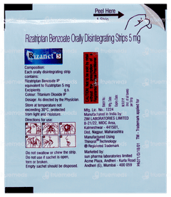 Rizanet 5 Disintegrating Strip 1