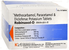 Robinaxol D Tablet 10