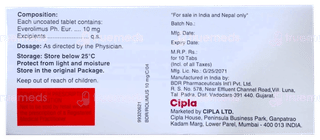 Rolimus 10 Tablet 10