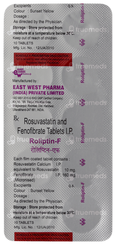 Roliptin F Tablet 10 Roliptin F Tablet 10