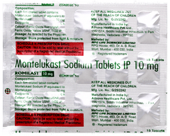 Romilast 10mg Tablet 15