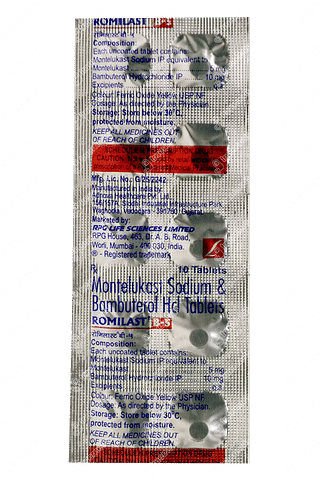 Romilast B 5/10 MG Tablet 10