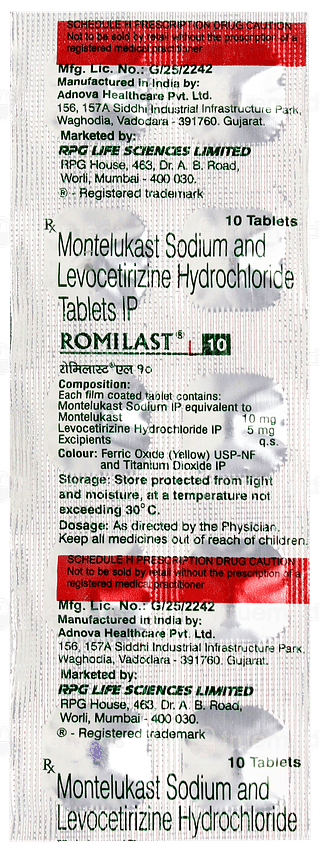 Romilast L 10 Tablet 10