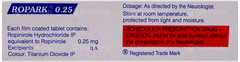 Ropark 0.25 Tablet 10