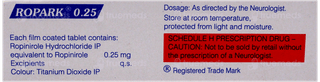 Ropark 0.25 Tablet 10