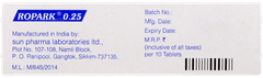 Ropark 0.25 Tablet 10 Ropark 0.25 Tablet 10