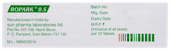 Ropark 0.5 Tablet 10 Ropark 0.5 Tablet 10