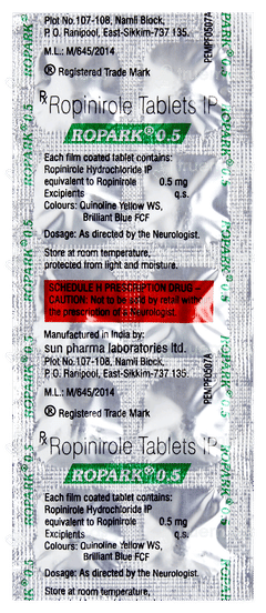 Ropark 0.5 Tablet 10 Ropark 0.5 Tablet 10