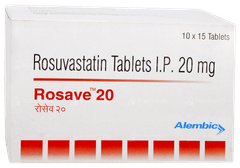 Rosave 20 Tablet 15 Rosave 20 Tablet 15