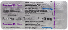 Rosave 40 Tablet 10 Rosave 40 Tablet 10