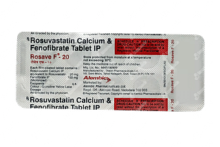 Rosave F 20/160 MG Tablet 10