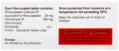 Rosave F 20 Tablet 10 Rosave F 20 Tablet 10