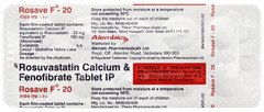 Rosave F 20 Tablet 10 Rosave F 20 Tablet 10