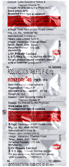 Roseday 40 Tablet 10