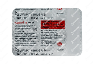 Roseday F 10/160 MG Tablet 10