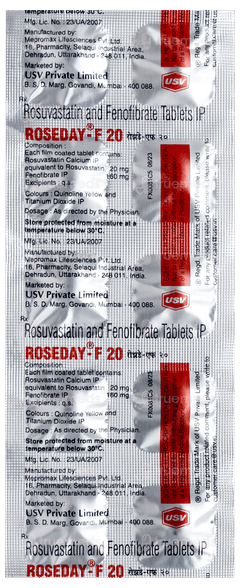 Roseday F 20 Tablet 10 Roseday F 20 Tablet 10