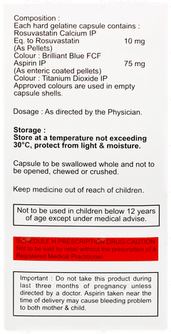 Rosloy Asp 10/75 Capsule 15 Rosloy Asp 10/75 Capsule 15