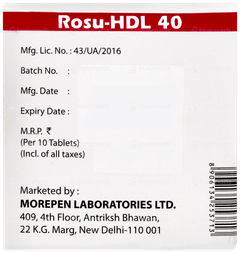 Rosu Hdl 40 Tablet 10