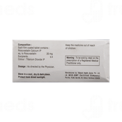 Rosucrest 20 Tablet 10 Rosucrest 20 Tablet 10