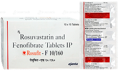 Rosufit F 10/160 Tablet 15