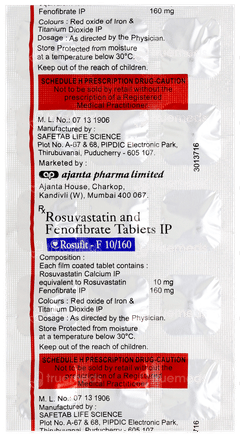 Rosufit F 10/160 Tablet 15