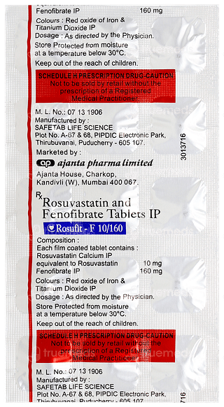 Rosufit F 10/160 Tablet 15