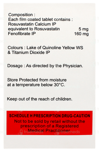 Rosufit F 5/160 Tablet 15