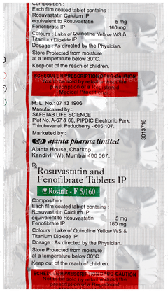 Rosufit F 5/160 Tablet 15 Rosufit F 5/160 Tablet 15