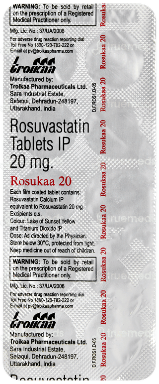 Rosukaa 20 Tablet 10