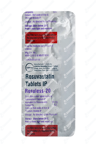 Rosuless 20 MG Tablet 10