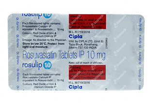 Rosulip 10 MG Tablet 15