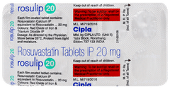 Rosulip 20 Tablet 10 Rosulip 20 Tablet 10