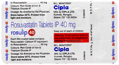 Rosulip 40 Tablet 10 Rosulip 40 Tablet 10
