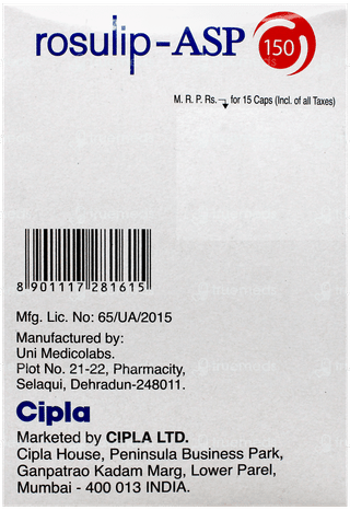 Rosulip Asp 150 Capsule 15