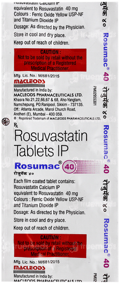 Rosumac 40 Tablet 10 Rosumac 40 Tablet 10