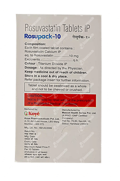Rosupack 10 Tablet 10 Rosupack 10 Tablet 10