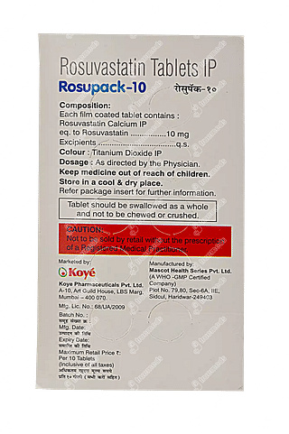 Rosupack 10 MG Tablet 10