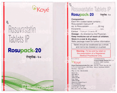 Rosupack 20 Tablet 10 Rosupack 20 Tablet 10
