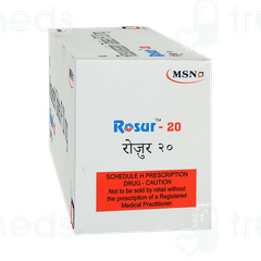 Rosur 20 Tablet 10 Rosur 20 Tablet 10