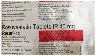 Rosur 40 Mg Tablet 10