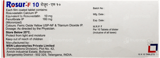 Rosur F 10 Tablet 10