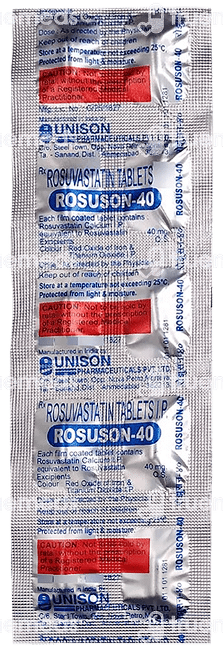 Rosuson 40 MG Tablet 10