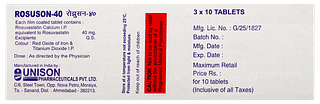 Rosuson 40 Tablet 10
