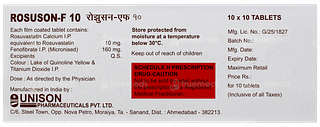 Rosuson F 10 Tablet 10
