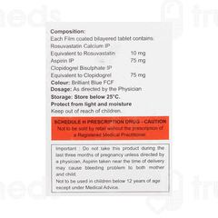 Rosutor Gold 10/75 Tablet 10 Rosutor Gold 10/75 Tablet 10